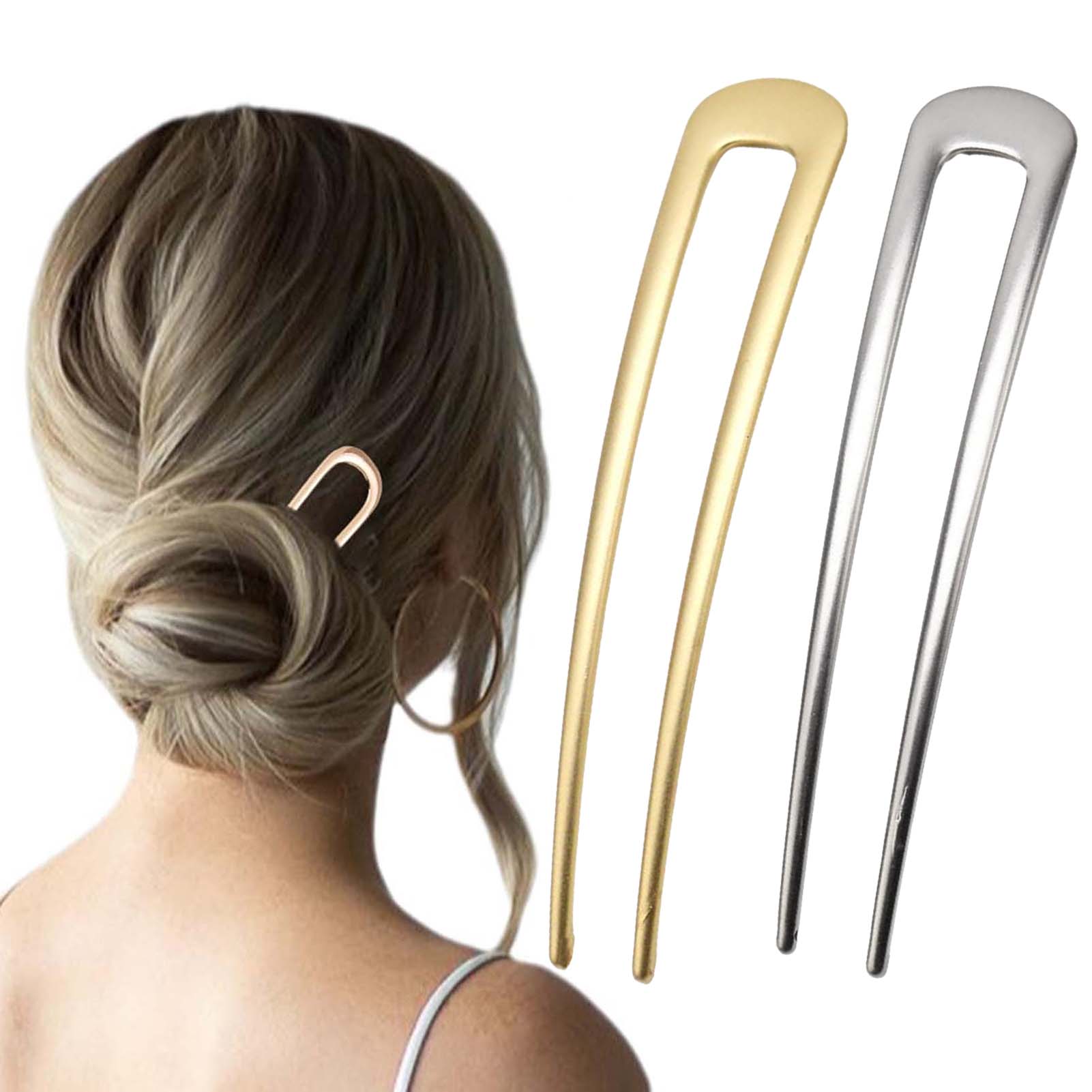 Young Women'S Accessories - Французские U-образные винтажные металлические шпильки для