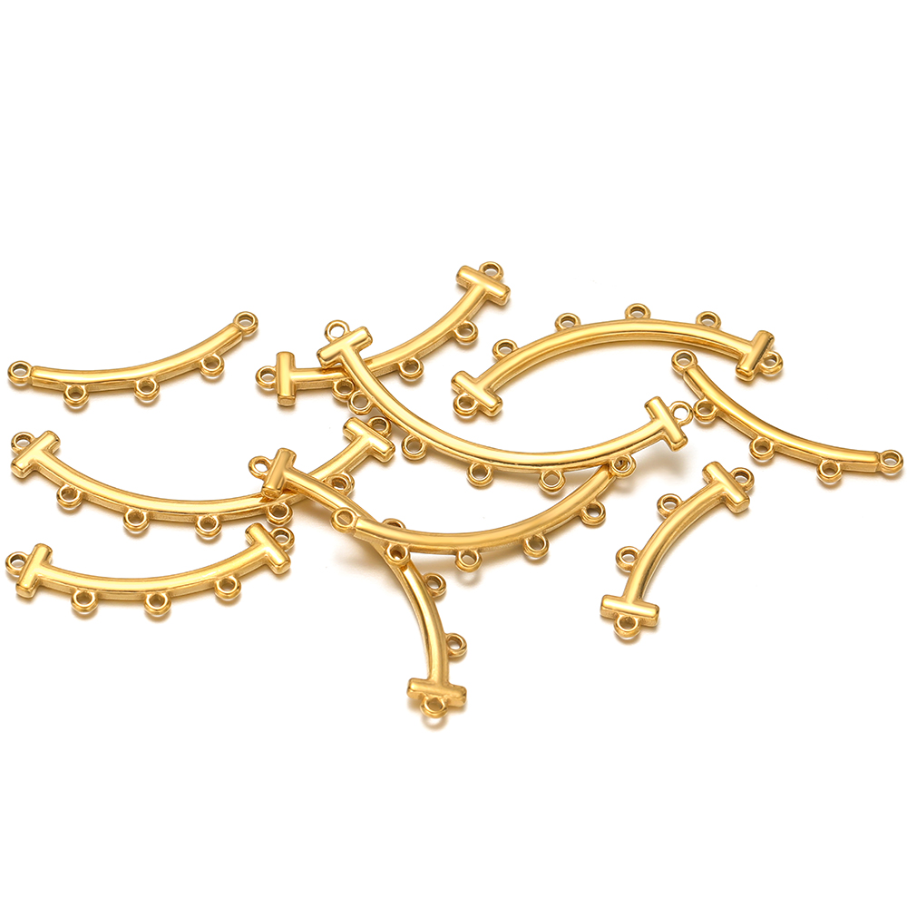 Layered Necklace Set - 10 шт., цилиндр из нержавеющей стали