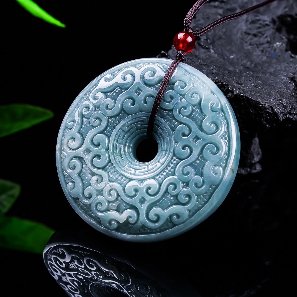 Women'S Accessories And Jewelry - Натуральный бирманский нефритовый кулон-цветок, винтажное дизайнерское