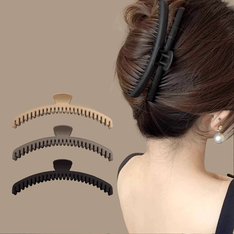 Women Accessories Holder - Прочная длинная и тонкая заколка-краб для