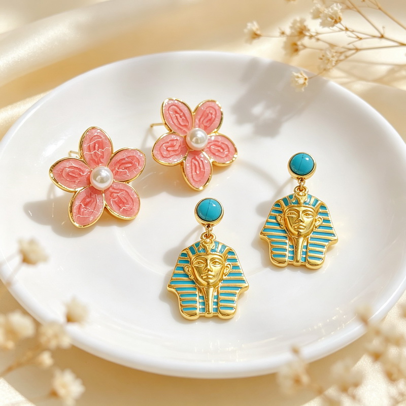 Women'S Egyptian Accessories - Серьги из нержавеющей стали Kalen для