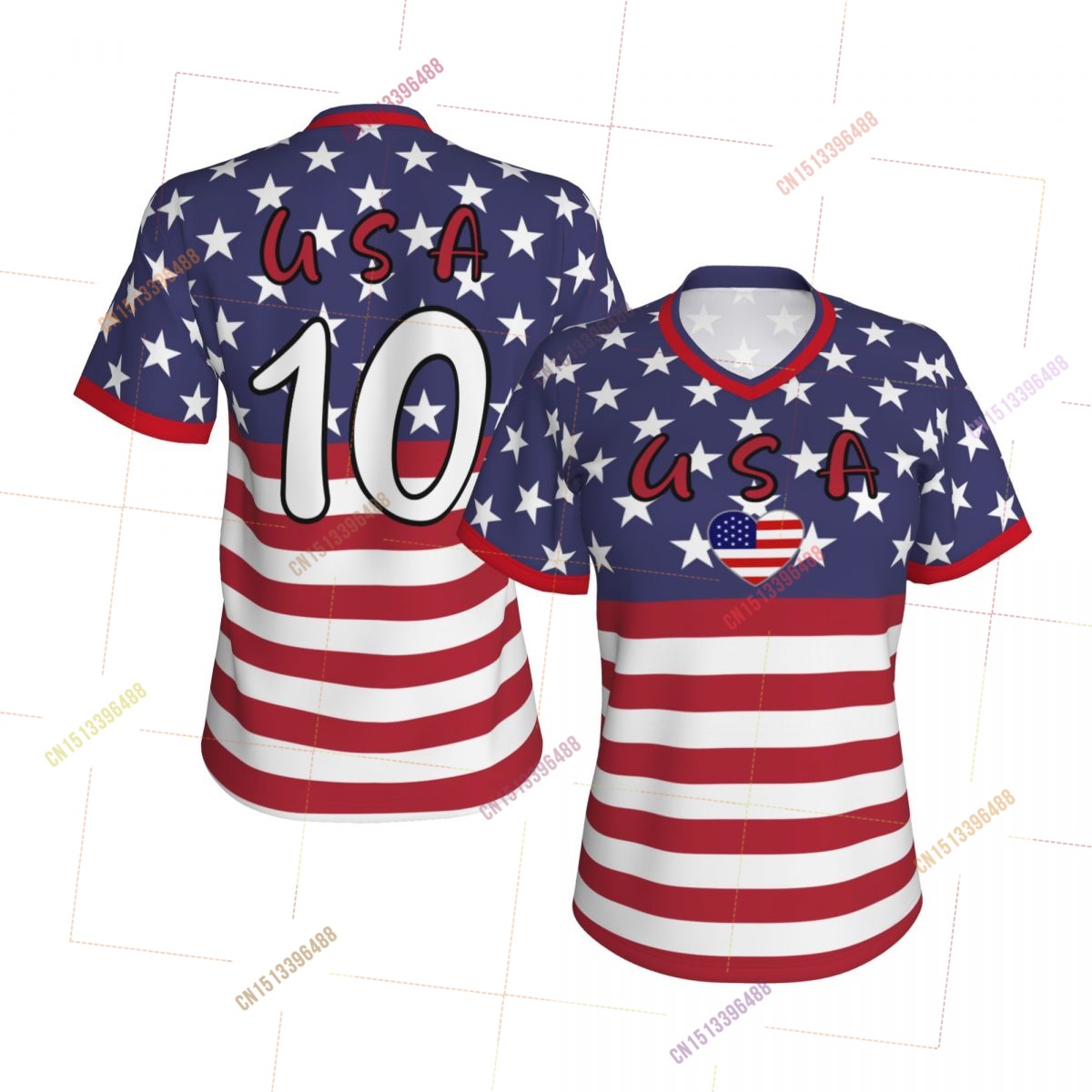 Women Accessories Usa - Футболка женская с флагом США 2026,