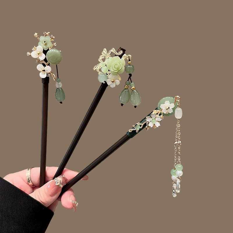 Young Women'S Accessories - Антикварная деревянная заколка для волос, женская