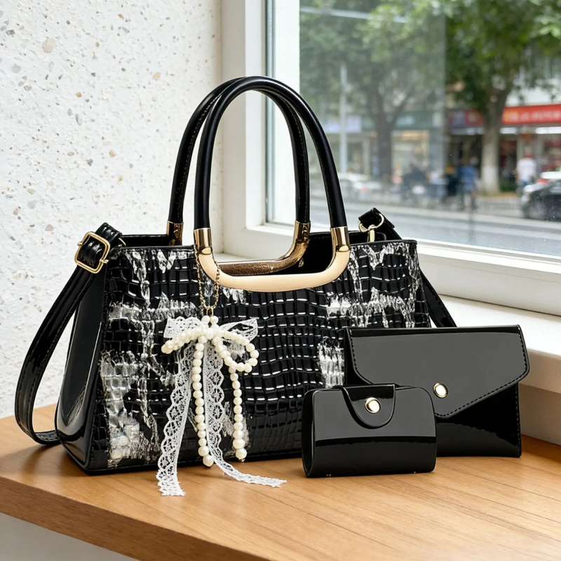 Women Accessories Set - Набор женских сумок, вечерний клатч с
