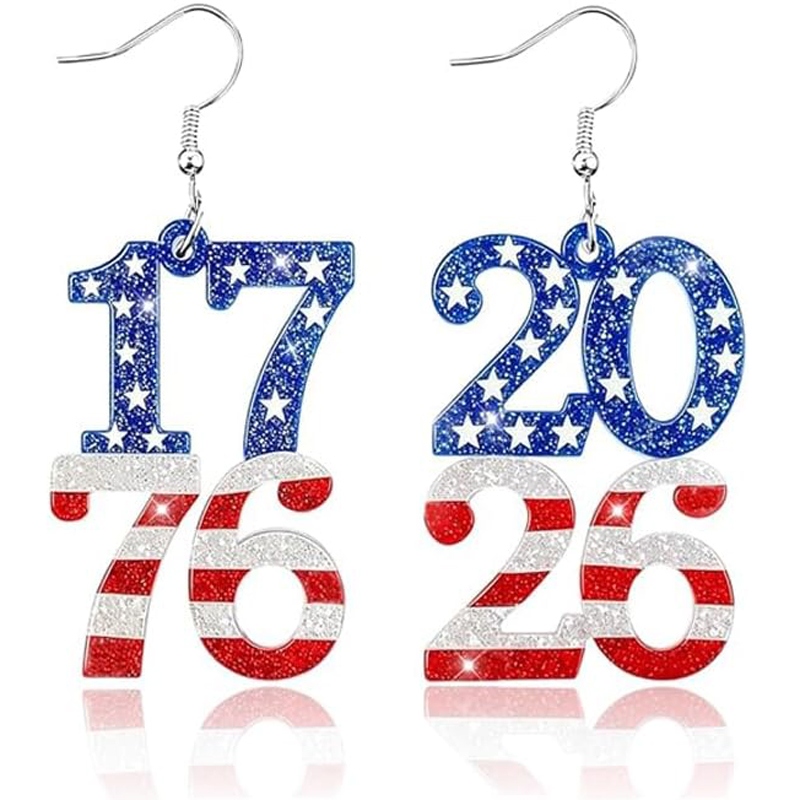 Women Accessories Usa - Праздничные украшения к 250-летию США, патриотические