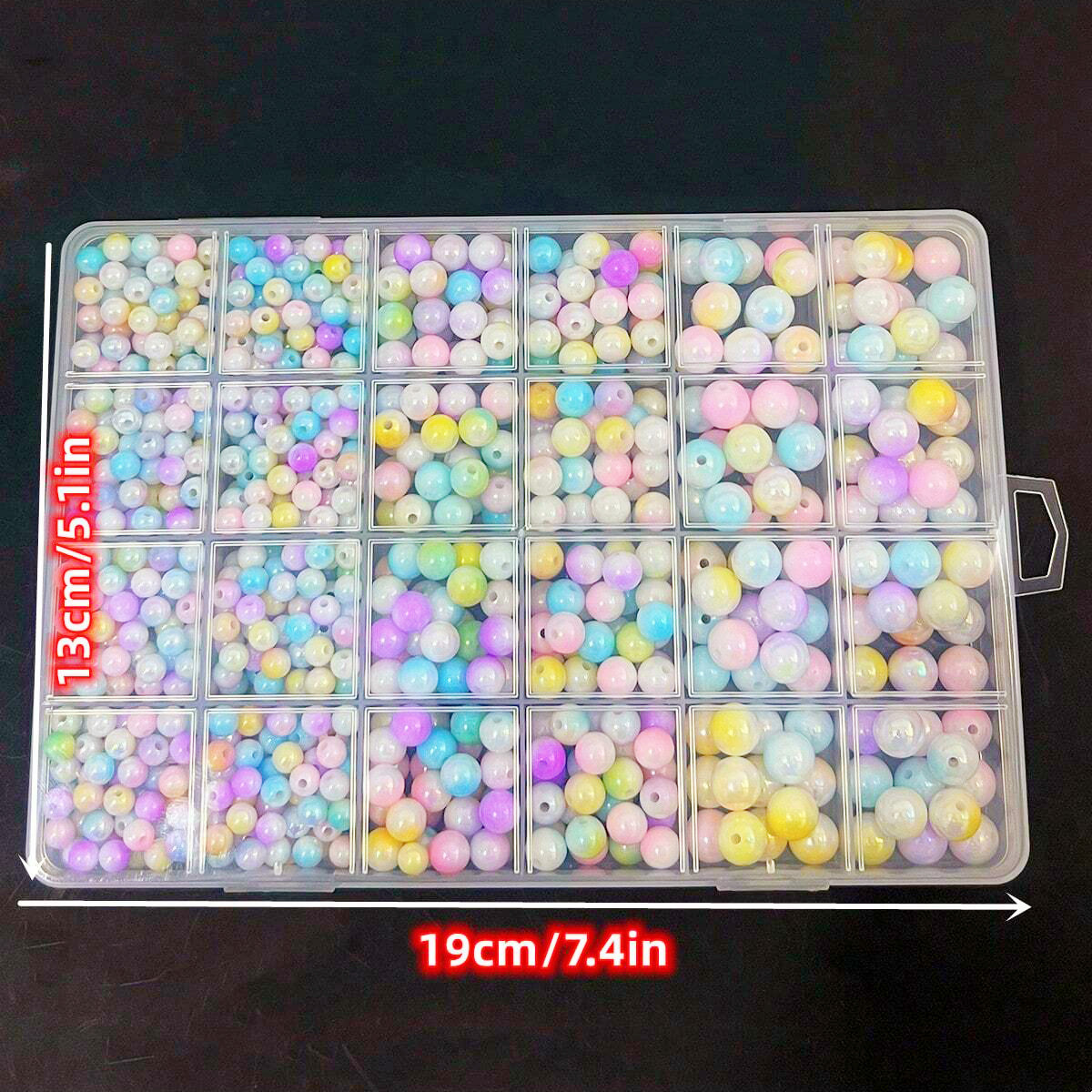 Набор из 800 шт. бусин (24 яче – обзор и цена Women Accessories Box