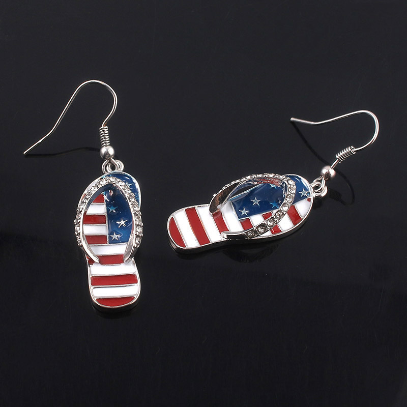 Серьги с американским флагом С – обзор и цена Women Accessories Usa