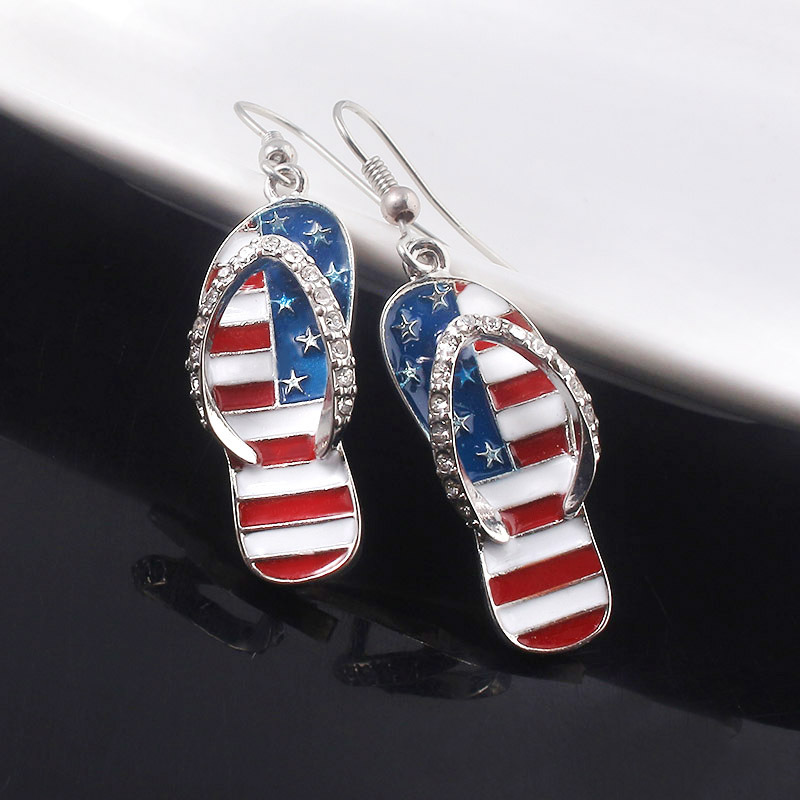 Серьги с американским флагом С – обзор и цена Women Accessories Usa