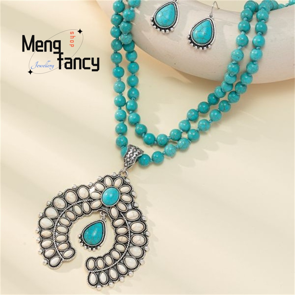 Трехслойные серьги в стиле рет – обзор и цена Layered Necklace Set