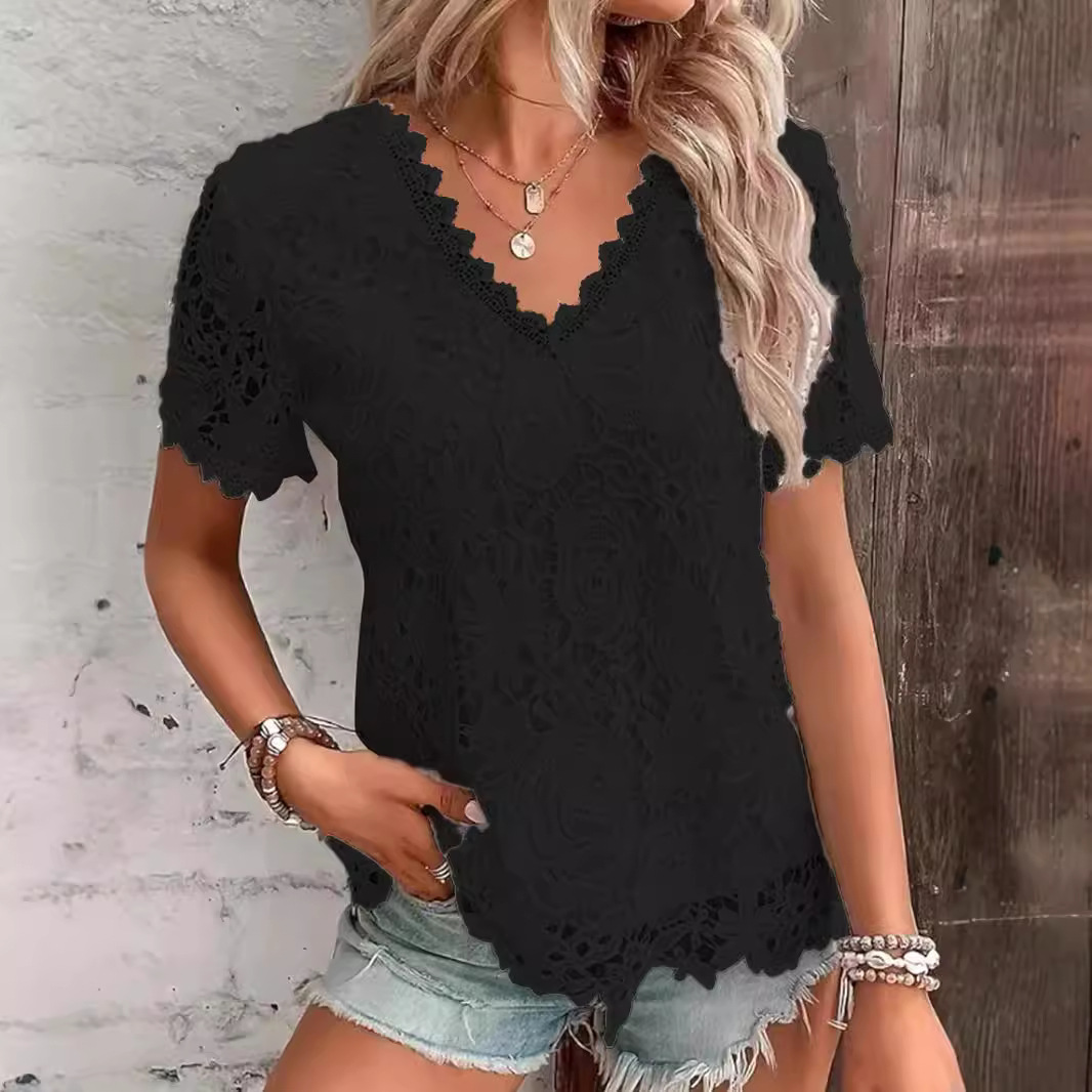 Летняя женская рубашка, белая  – обзор и цена Layered Necklace Set