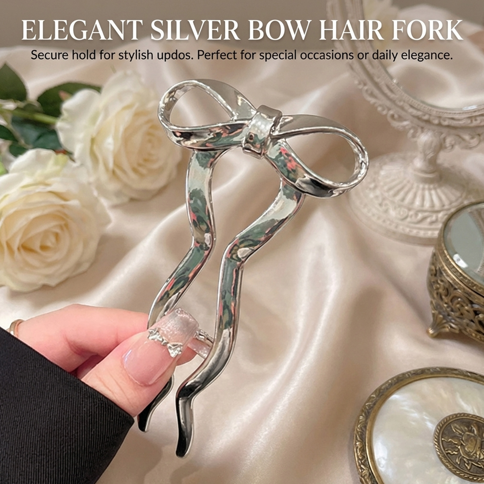 Элегантная заколка для волос в – обзор и цена Women Accessories Holder