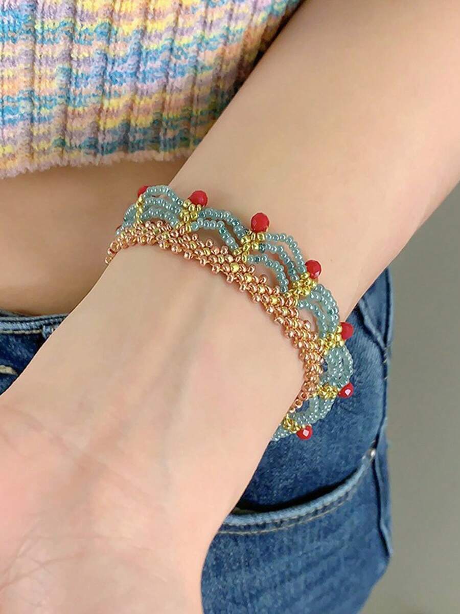Набор браслетов ручной работы  – обзор и цена Layered Necklace Set
