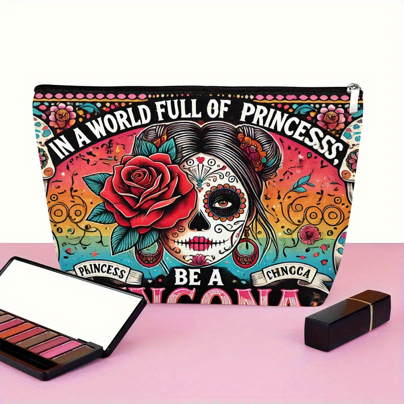Косметичка с цветком и черепом – обзор и цена Women Accessories Box