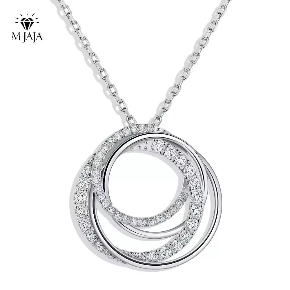 M-JAJA Moissanite Pendant Neck – обзор и цена Layered Necklace Set